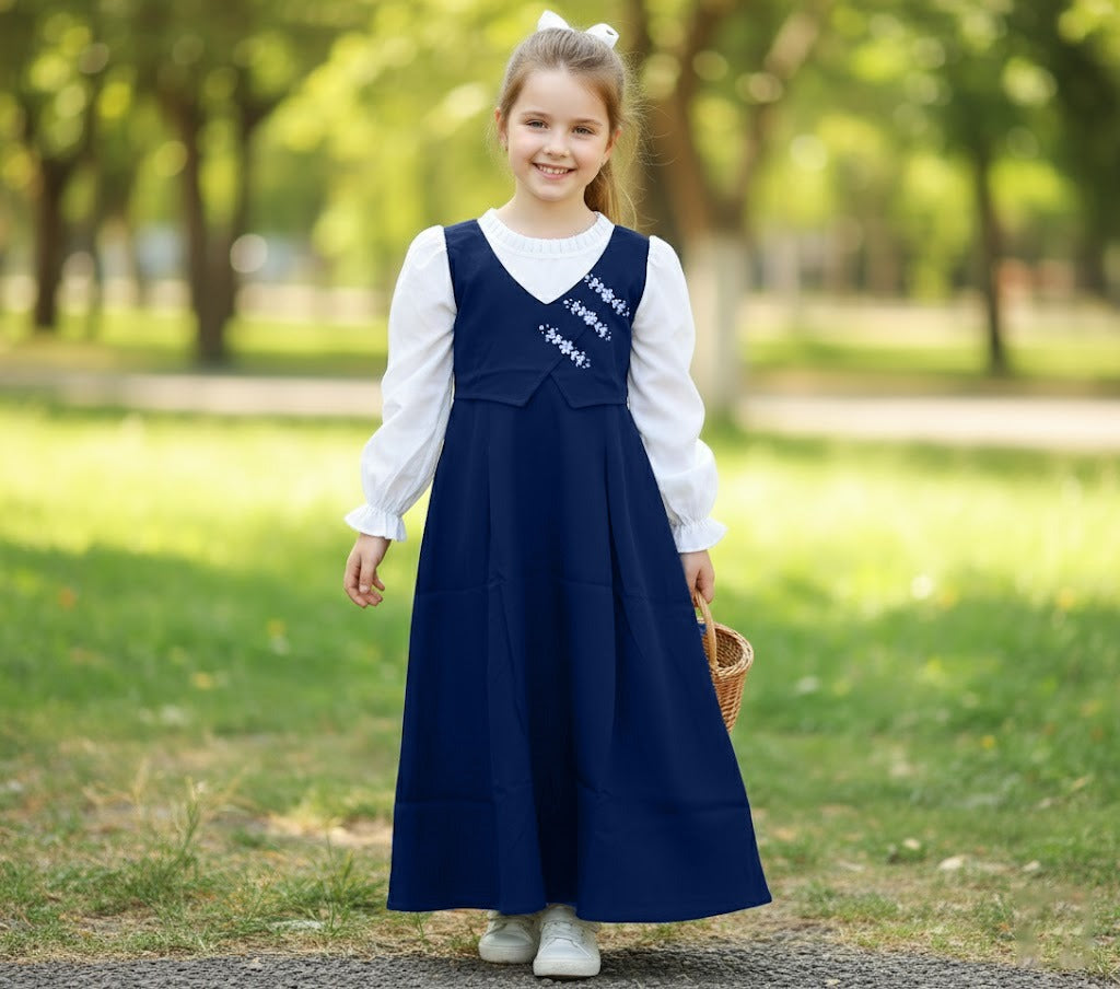 Elegant Western Long Frock for Girls