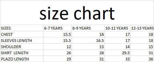 Stylish Western Gorget Outfit for Kids (Ages 6–13 Years)