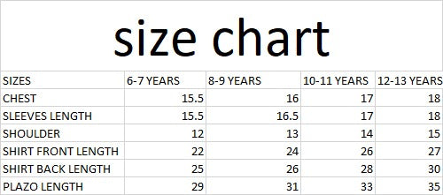 Stylish Girls’ Crush Gorjet Co-Ord Set Elegant Embroidered Design