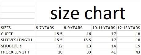 Girls Lawn Long Frock