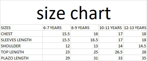 Stylish Girls’ Co-Ord Set Premium Gorjet Fabric