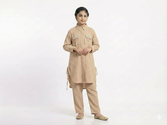 Stylish 2-Piece Kids Suit – Size 11 to 14 Years Elegant Daily Wear Collection