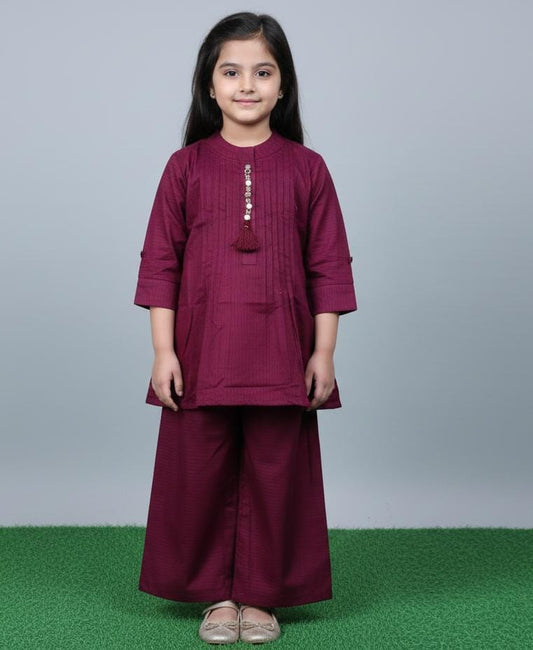 Elegant Cotton 2-Piece Suit Size 6 to 9 Years