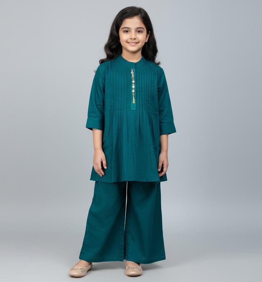 Elegant Cotton 2-Piece Suit Size 6 to 9 Years
