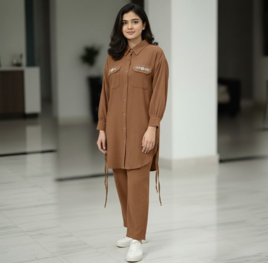 Stylish 2-Pc Crush Gorjet Set