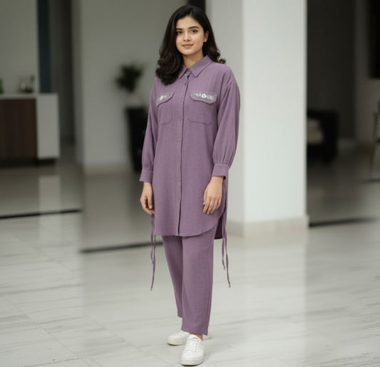 Stylish 2-Pc Crush Gorjet Set