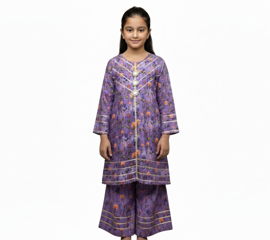 Stylish Lawn Plazo Set