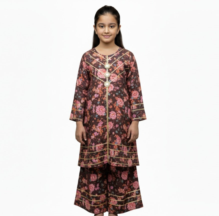 Stylish Lawn Plazo Set