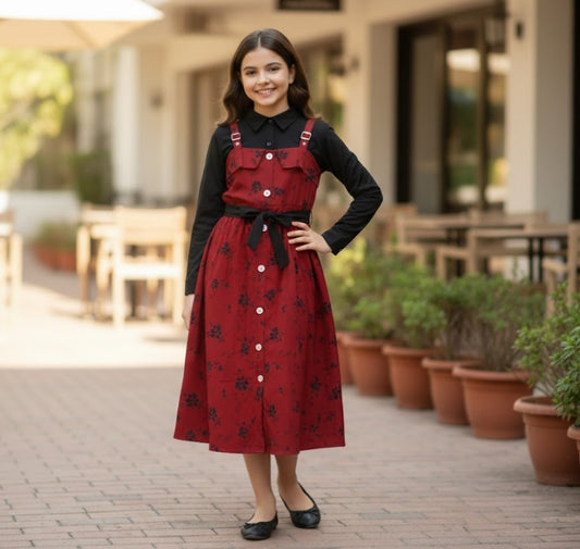 Stylish Western Romper for Girls