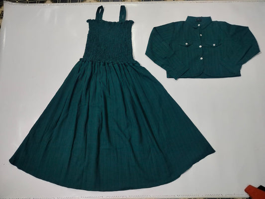 Girls Crush Georgette 2-Piece Dress with Jacket | Kids Wear | Sizes 11–15 Years