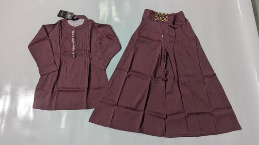 Trendy Floral Top & Palazzo Set for kids | Gorjet Fabric