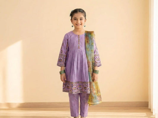 Premium Cotton 3-Piece Suit