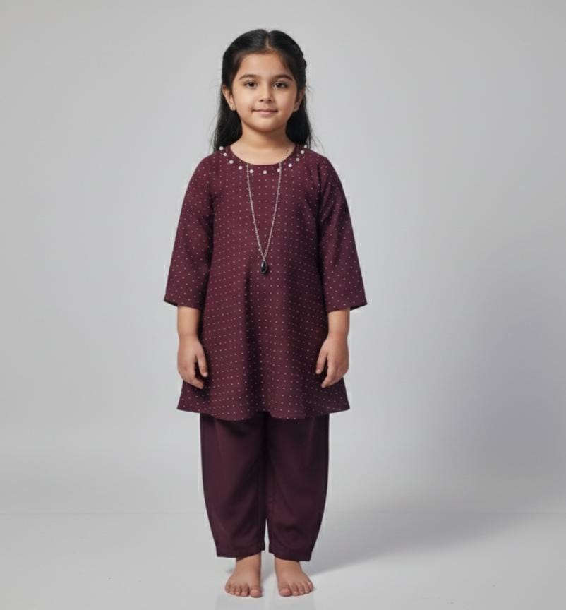 Stylish Western Gorget Outfit for Kids (Ages 6–13 Years)