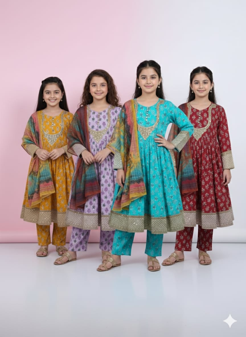 Elegant Lawn Collection for Girls