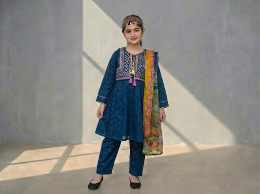 Stylish Cotton Koti Style 2-Piece Suit