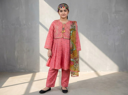 Stylish Cotton Koti Style 2-Piece Suit